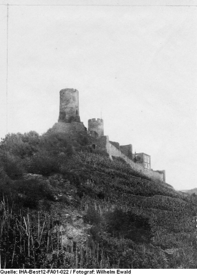 Alken, Burg Thurant, Ansicht von Süden