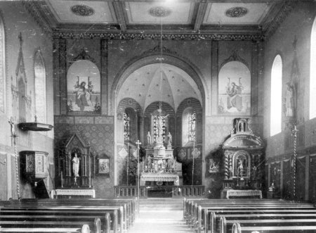 Alken, Pfarrkirche St. Michael, Innenraum. Quelle: Bischöfliches Generalvikariat Trier, Amt für kirchliche Denkmalpflege